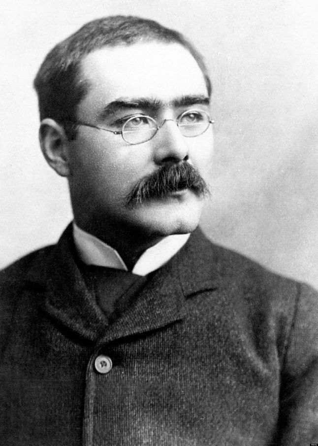 Portrait of Rudyard Kipling from the biography Rudyard Kipling by John Palmer, first published in New York by Henry Holt and Company in 1915